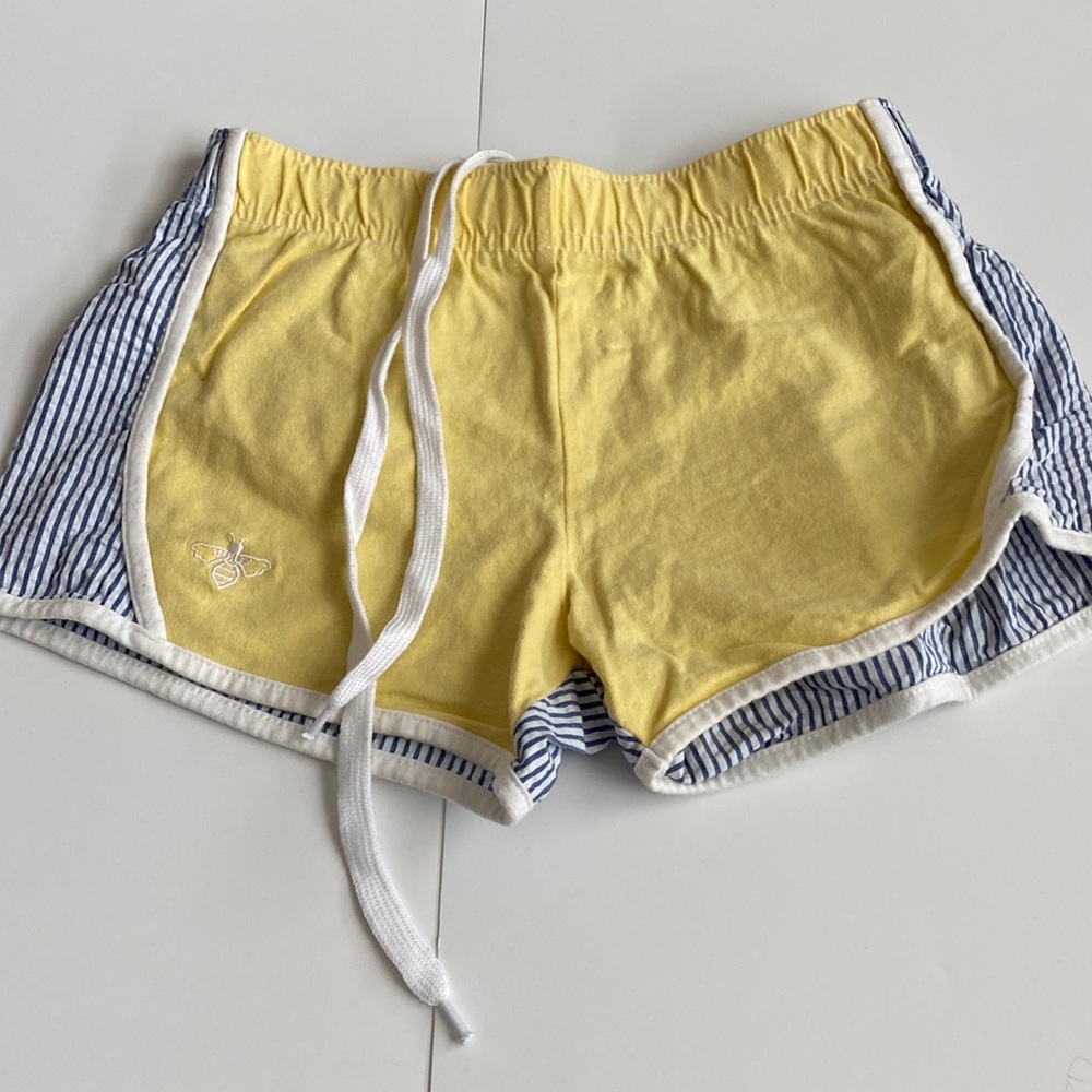 Lily Grace S Yellow & Blue Lounge Shorts